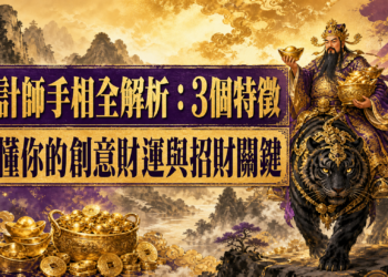 設計師手相全解析：3個特徵看懂你的創意財運與招財關鍵