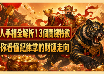 軍人手相全解析！3個關鍵特徵教你看懂紀律掌的財運走向