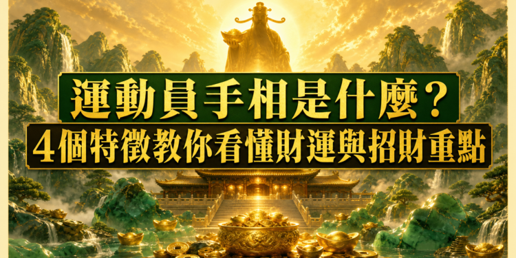 運動員手相是什麼？4個特徵教你看懂財運與招財重點