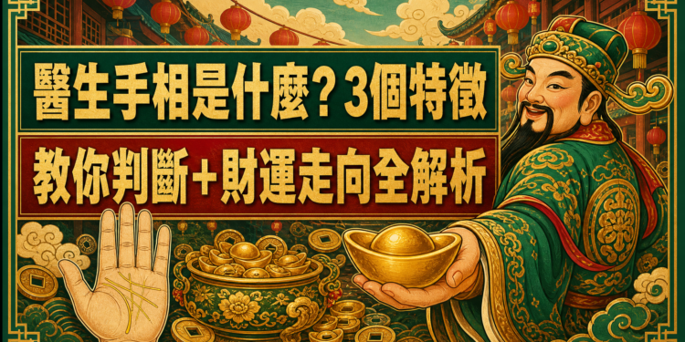 醫生手相是什麼？3個特徵教你判斷＋財運走向全解析