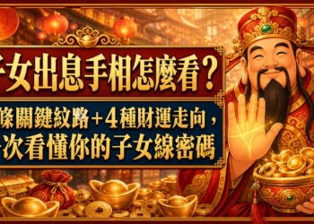 子女出息手相怎麼看？3條關鍵紋路＋4種財運走向，一次看懂你的子女線密碼