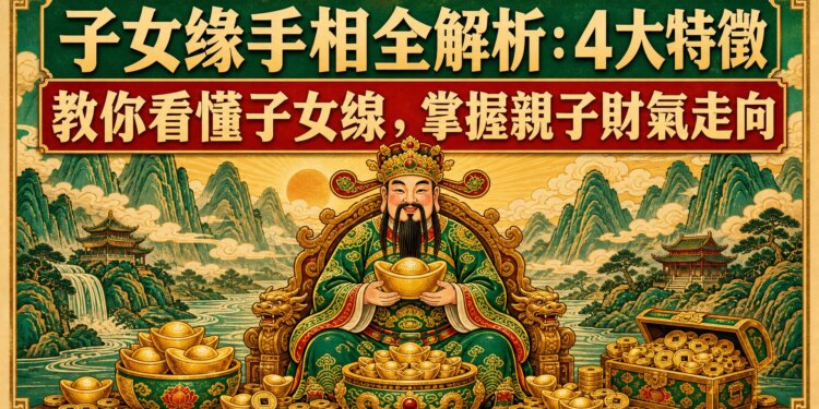 子女緣手相全解析：4大特徵教你看懂子女線，掌握親子財氣走向
