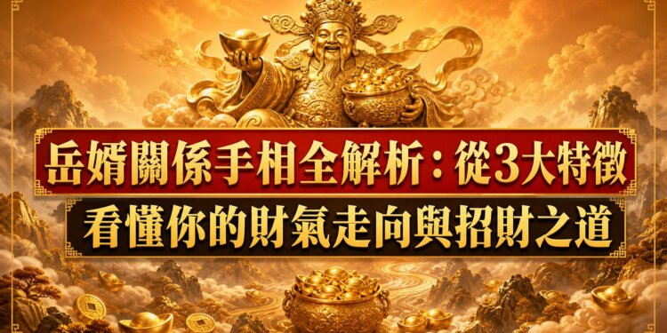 岳婿關係手相全解析：從3大特徵看懂你的財氣走向與招財之道