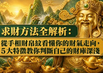 求財方法全解析：從手相財帛紋看懂你的財氣走向，5大特徵教你判斷自己的財庫深淺