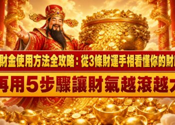 發財金使用方法全攻略：從3條財運手相看懂你的財庫，再用5步驟讓財氣越滾越大