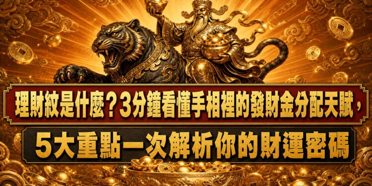 理財紋是什麼?3分鐘看懂手相裡的發財金分配天賦,5大重點一次解析你的財運密碼