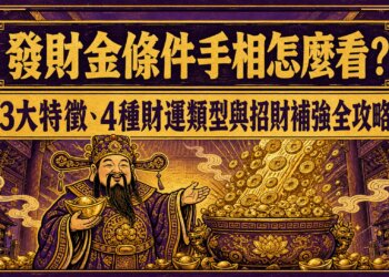 發財金條件手相怎麼看？3大特徵、4種財運類型與招財補強全攻略
