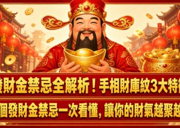 發財金禁忌全解析！手相財庫紋3大特徵、5個發財金禁忌一次看懂，讓你的財氣越聚越多