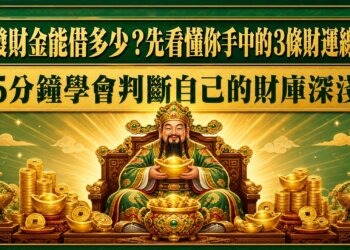 發財金能借多少？先看懂你手中的3條財運線，5分鐘學會判斷自己的財庫深淺