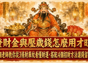 發財金與壓歲錢怎麼用才旺？手相老師教你從3條財庫紋看懂財運，搭配4個招財方法讓錢留得住