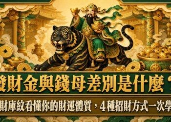 發財金與錢母差別是什麼？從財庫紋看懂你的財運體質，4種招財方式一次學會