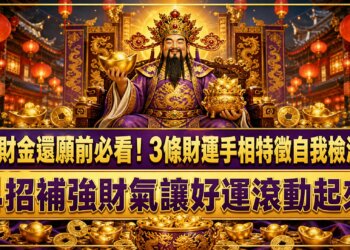 發財金還願前必看！3條財運手相特徵自我檢測，4招補強財氣讓好運滾動起來