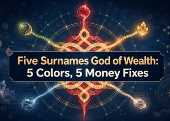 Five Surnames God of Wealth: 5 Colors, 5 Money Fixes