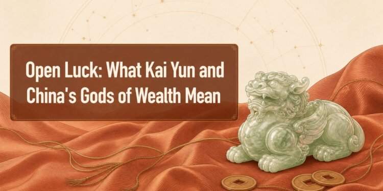 Open Luck: What Kai Yun and China’s Gods of Wealth Mean